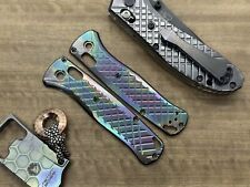 Oil Slick FRAG milled Zirconium Scales for Benchmade Bugout 535 picture