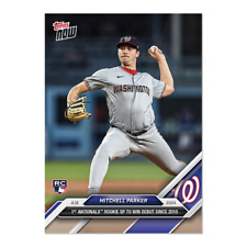 2024 Topps Now MLB #81 Mitchell Parker Washington Nationals RC - Presale picture