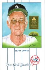 Postcard Lefty Gomez New York Yankees Monument Park Limited Issue picture