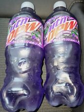 NEW Mountain Dew Purple Thunder, Chain Exclusive - RARE. Two 20oz  picture