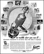 1944 Eimac Tubes Eitel-McCullough San Bruno California vintage art print ad XL18 picture