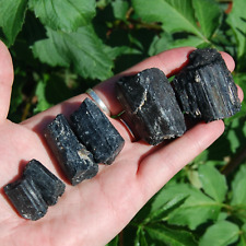 Raw Black Tourmaline Crystals, Brazil picture