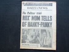 1982 NOVEMBER 2 NY DAILY NEWS NEWSPAPER - PULITZER TRIAL - KUHN AXED - NP 2469 picture