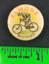 Vintage 1890's-1910 Elmore Bicycle Pinback Pin picture