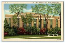 c1946 United States Post Office Court House Wausau Wisconsin WI Vintage Postcard picture