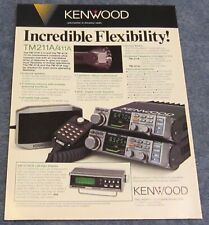 1985 Kenwood TM411A TM211A Vintage Ham Radio Transceiver Ad picture