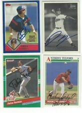 1991 Donruss #537 Felix Fermin Autographed Baseball Card Cleveland Indians picture