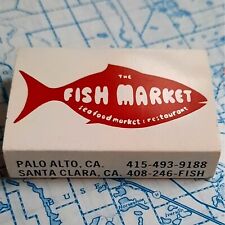 Vintage Matchbook Matches The Fish Seafood Market & Restaurant San Francisco Bay picture