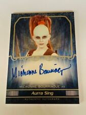 Star Wars Card 2015 Topps Masterwork Autograph Auto Aurra Sing Bourriague Bounty picture