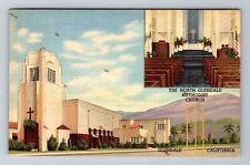 Glendale CA-California, North Glendale Methodist Church, Vintage c1944 Postcard picture