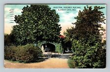 Kansas City MO, Shelter, Holmes Square, Missouri c1909 Vintage Postcard picture