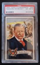 1956 TOPPS U.S. PRESIDENTS 28 THEODORE ROOSEVELT U.S. PRESIDENTS Graded PSA 6 picture