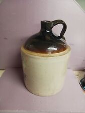 Antique Western Stoneware Maple Leaf Pottery Jug picture