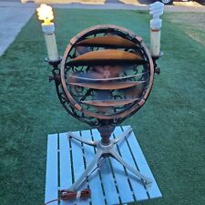1920's Victor LUMINAIRE Cast Iron Electric FUNERAL PARLOR Fan-WORKS picture