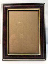 5x7 Vintage Red  Antique  Marble Themed Gold Boarder Picture Photo Frame picture