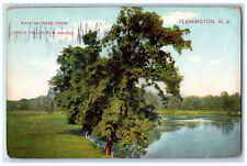 1914 Baritan River From Lehigh Valley Railroad Bridge Flemington NJ Postcard picture