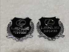 Lexus Silver 3D Emblem  Ls Gs Isf Rcf Rx Nx Ct Lc Ux Sc430 Toyota Aristo Crown picture