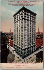 Goodman Manufacturing Co Union Trust Building Cincinnati Ohio 1913 Postcard L311 picture