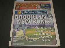 2001 JUNE 26 THE TRENTONIAN NEWSPAPER - BROOKLYN'S NEW BUMS - NP 2563 picture