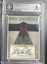 Stephen King Autograph Custom Card The Shining Signed Beckett Auto RARE 1/1 BGS picture