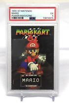 1994-1997 Nintendo Power Magazine Mario Kart 64 N64 MARIO Card PSA 5 EX Pop 2 picture