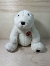 Vintage Coca Cola Company Polar Bear Stuffed Plush Animal Toy 11 In Sitting 1993 picture