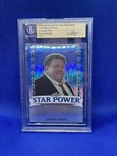 George Wendt Cheers Norm 1/1 Prismatic Blue Proof 2016 Leaf Star Power Refractor picture
