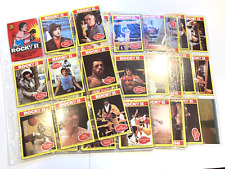 Rare ROCKY II  Complete Set 1979 Topps 99 Cards Sylvester Stallone + 22 Stickers picture