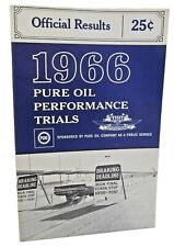  Rare 1966 Pure Oil Performance Trials Official Results NASCAR #PM-15 picture