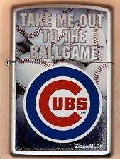 2017 Chicago Cubs Take Me Out To The Ballgame MLB Bradford Exchange Zippo picture