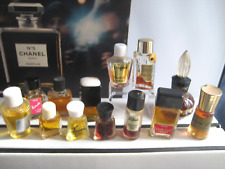 🎁Lot Vintage perfume French micro mini parfum Luzier Faube Charles V picture