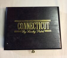 Vintage Wood Cigar Box ( Connecticut By Rocky Pataliputra )Empty Box picture