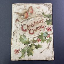 Antique 1904 A Christmas Carol Children's Bedtime Story Carol Booklet VERY RARE picture
