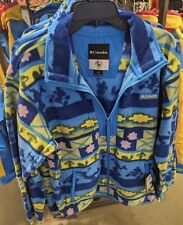 2024 Disney Mickey & Co. By Columbia Zip-Up Fleece Jacket Donald Goofy Size XL. picture