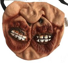Funny Horror Gag HALF MASK Monster Circus Freak Cosplay Costume Accessory-MUTANT picture