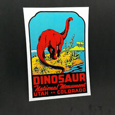 DINOSAUR NATIONAL MONUMENT Vintage Style Travel Decal / Vinyl Sticker, Label picture