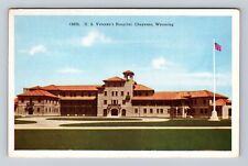 Cheyenne WY-Wyoming, US Veteran's Hospital, Antique Vintage c1958 Postcard picture