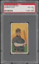 Photo:Elmer Flick, Cleveland Naps, with bat, baseball card portrait picture
