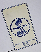 1970's Carroll Shelby Mustang GT350 500 Cobra Wheel Box Label SAAC picture