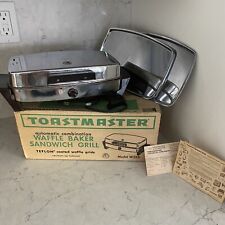 Vintage Toastmaster McGraw-Edison Model W253 Waffle Maker Baker Sandwich Grill picture