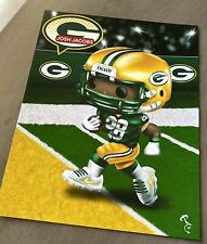 Josh Jacobs Green Bay Packers NFL  funko Style print picture