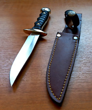MUELA Fixed Blade BOWIE Hunting Knife & Sheath. picture