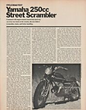 1969 Yamaha 250cc Street Scrambler - 4-Page Vintage Motorcycle Road Test Article picture