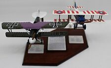 Desktop Model Airplane WWI SPAD XIII & Albatros DVa Wood Hand Crafted 23142 picture
