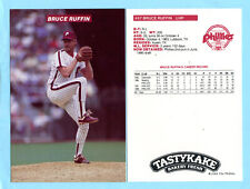 1989 Tastykake Phillies Postcard # 47 Bruce Ruffin  Box 710 picture