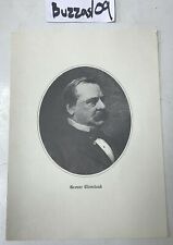 Grover Cleveland Silhouette Pic Portrait B/W Photo by Fabian Bachrach ~ 9