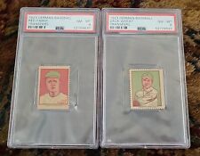 1923 ZACK WHEAT & RED FABER  Both PSA /Mt 8 Uncommonly seen  in VERY High Grades picture