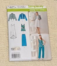 Simplicity #1621  Misses Summer Pullover Dress Tunic Pants   XXS-XXL NEW picture