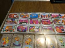 SIMPSONS 1990 TOPPS SET OF 88 CARDS WITH STICKER SET (22) All In Page Sleeves  picture