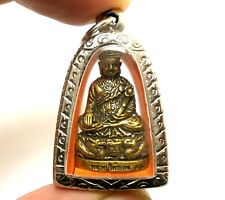 TAI HONG KONG CHOW SUE HOLY CHINESE MONK BUDDHA MAGIC LUCKY RICH AMULET PENDANT picture